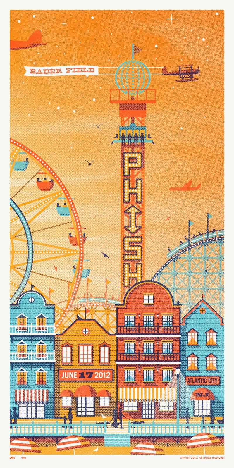 phish bader field poster night 3