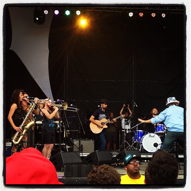 rubblebucket horns with everyone orchestra