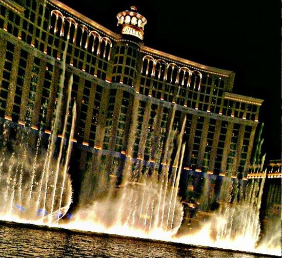 bellagio fountain scene