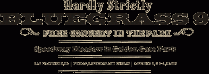2009 Hardly Strictly Bluegrass Festival Lineup