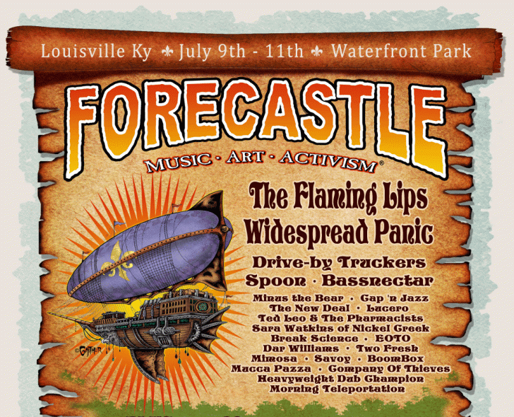 Forecastle Festival Initial 2010 Lineup: Flaming Lips, Widespread Panic, Spoon, Drive-by Truckers
