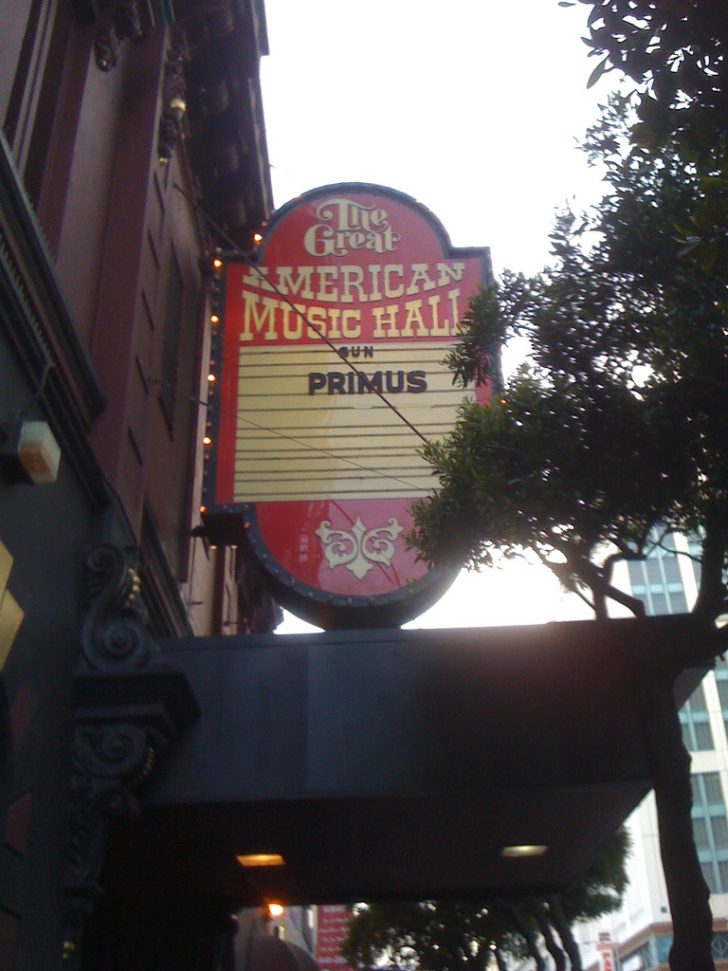 Review: An Evening with Primus @ Great American Music Hall, SF 7/18/10