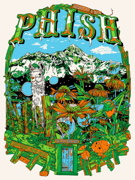 Phish @ Telluride Town Park, CO 8/10/10