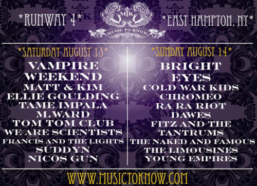 Music to Know Festival Cancelled