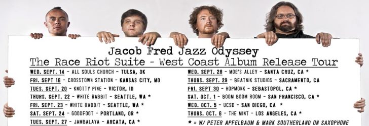 TOUR DATES: Jacob Fred Jazz Odyssey Fall Dates