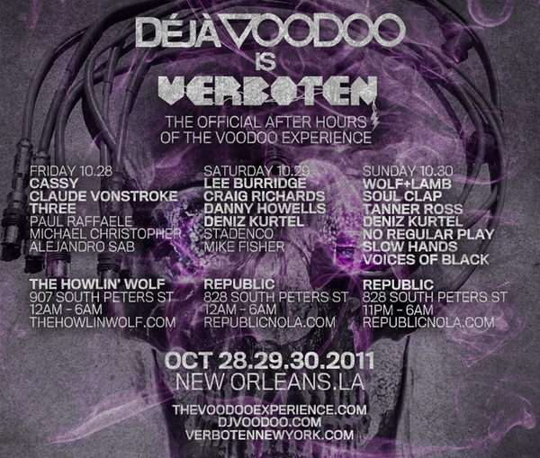 Deja Voodoo After Party Series, Artist Downloads