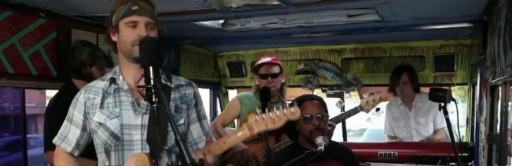 Honey Island Swamp Band Jams in a Los Angeles Van