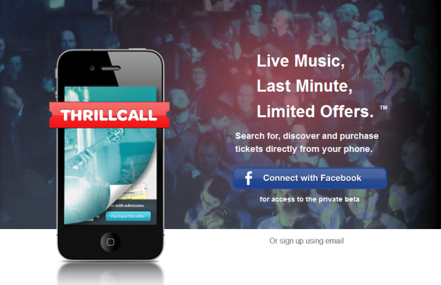 Thrillcall Announces Mobile App for Last-minute Ticket Offers