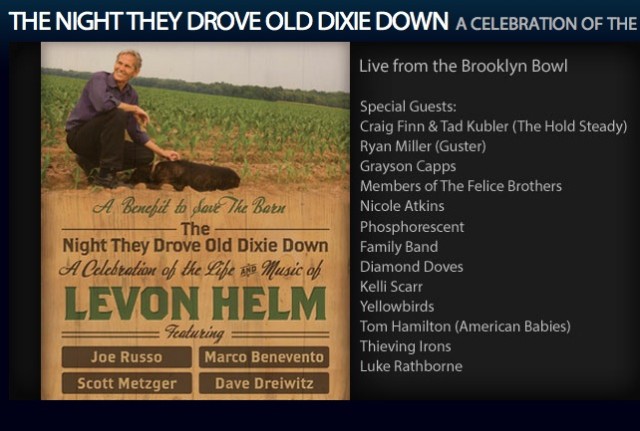 WEBCAST: The Night They Drove Old Dixie Down @  Brooklyn Bowl