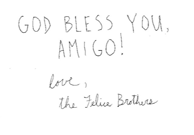 NEWS : The Felice Brothers to release ‘God Bless You Amigo’ at Midnight