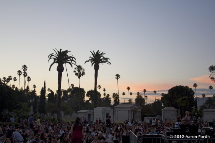 REVIEW / PHOTOS: Sigur Rós Plays Spirited Show @ Hollywood Forever Cemetery 8/12/12