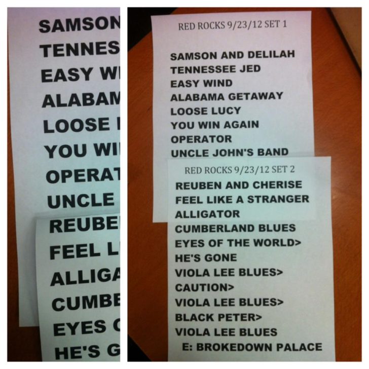 Furthur “Steals” A Page From Phish’s Book in Colorado 9/23/12