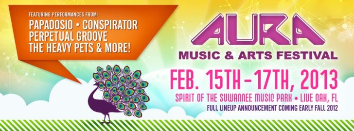AURA Music Festival 2013: Papadosio, Conspirator, P-Groove and Heavy Pets to Headline
