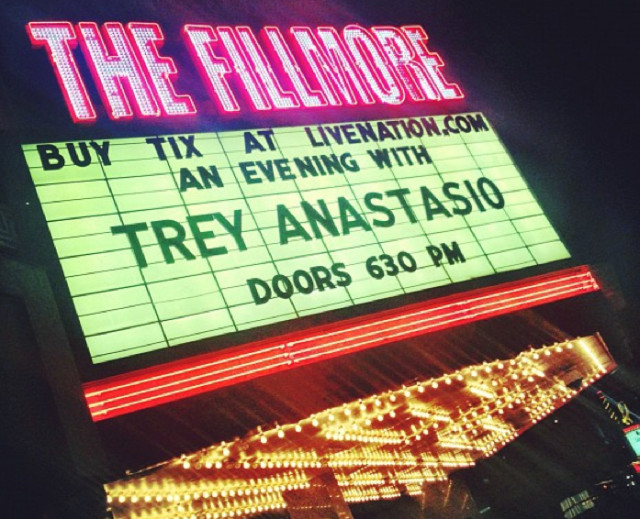SETLIST / TWEETS: Trey Anastasio Band @ The Fillmore, Detroit, MI  10/18/12