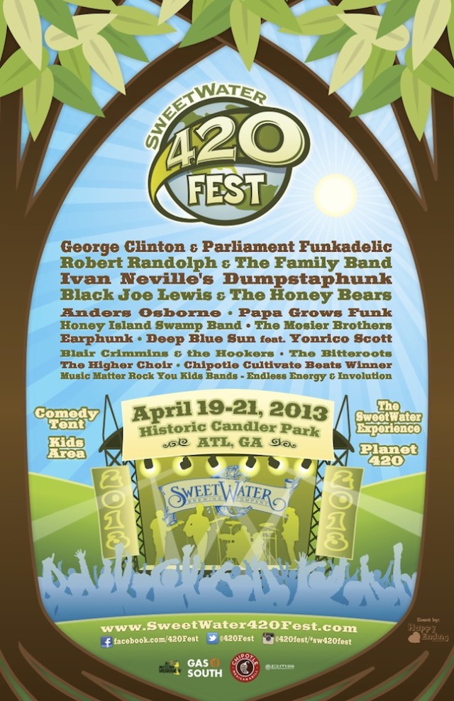 SweetWater 420 Festival Lineup: Dumpstaphunk, George Clinton, Robert Randolph, Anders Osborne & More