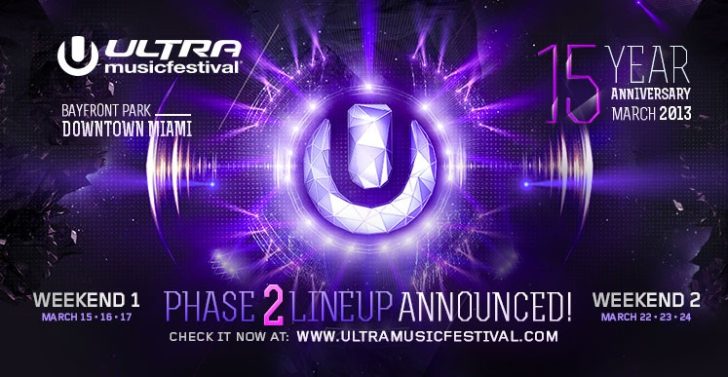 Ultra Music Festival 2013 Announces Phase 2 Lineup