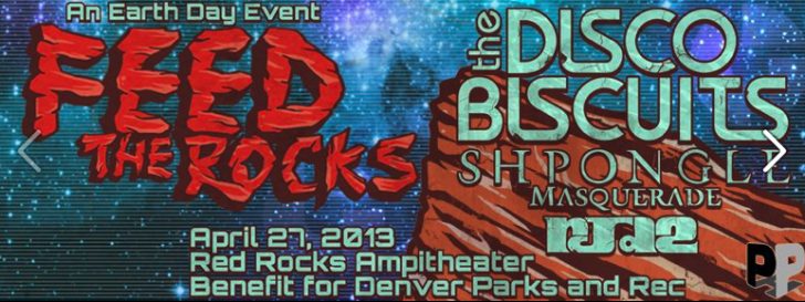 FEED THE ROCKS:  Disco Biscuits, Shpongle, and RJD2 @ Red Rocks, April 27th