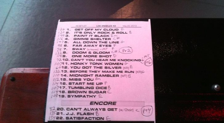 SETLIST / RECAP / VIDEO: Rolling Stones @ Staples Center, Los Angeles, CA 5/20/13