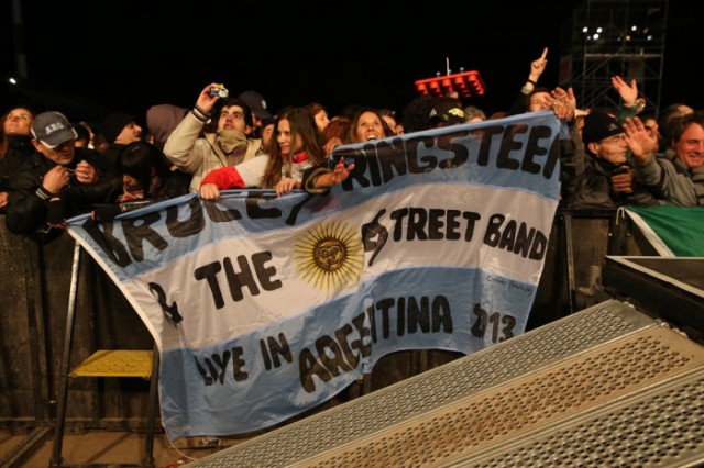 HE MAY BE OURS, BUT HE’S THEIRS TOO: Bruce Springsteen returns to South America