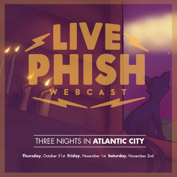 Phish confirms LivePhish paid webcasts for Halloween Run in Atlantic City