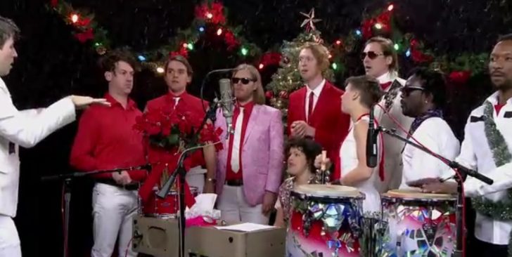 WATCH: Arcade Fire plays “Little Drummer Boy” on Between Two Ferns