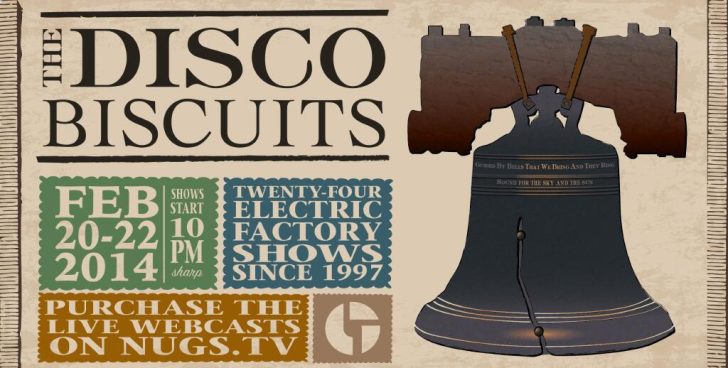 Disco Biscuits to webcast Electric Factory run starting tonight