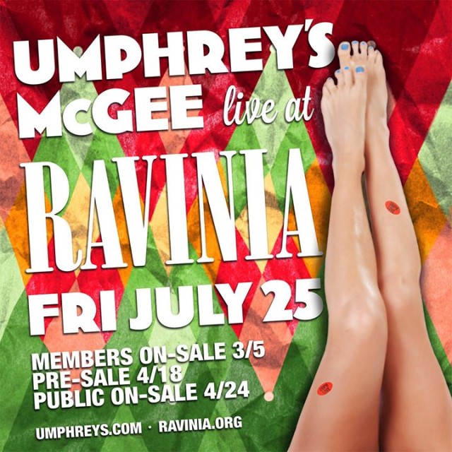 Umphrey’s McGee announces July 25th show at Ravinia Park