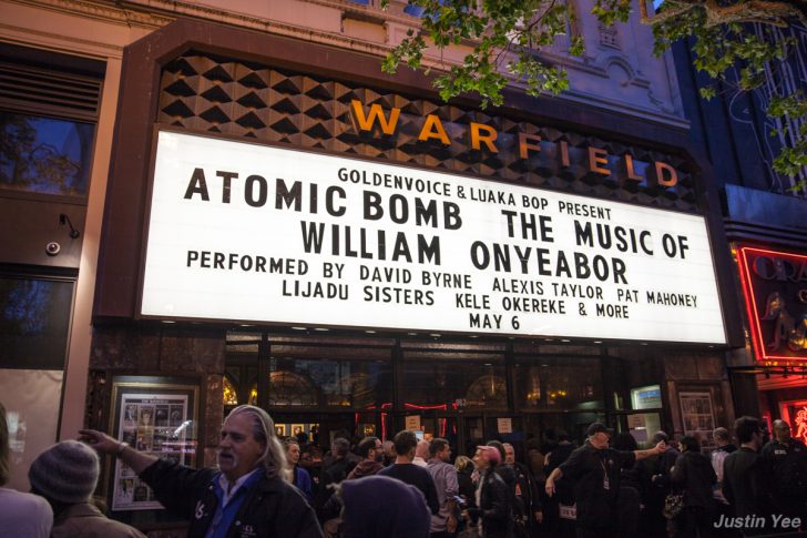 PHOTOS: David Byrne + Atomic Bomb Band @ The Warfield, San Francisco 5/6/14