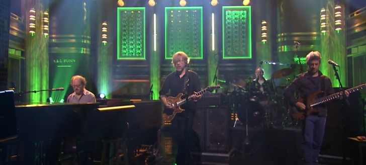 WATCH: Phish played “Waiting All Night” + “Fuego” on The Tonight Show
