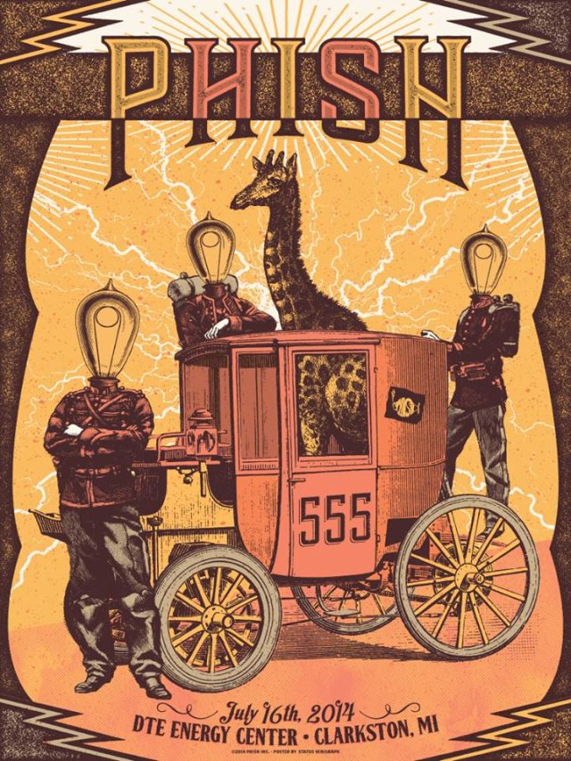 SETLIST / NOTES: Phish @ DTE Energy Music Theatre, Clarkston MI 7.16.14