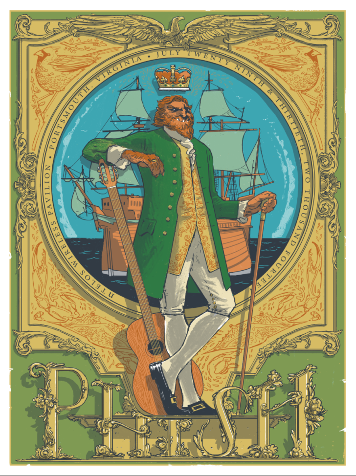 SETLIST / NOTES: Phish @ nTelos Pavilion, Portsmouth, VA 7.29.14