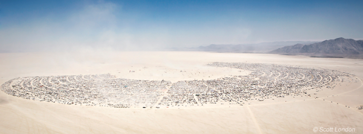Burning Man 2014 Off to Rainy Start; UPDATE: Gates Are Now Open Again
