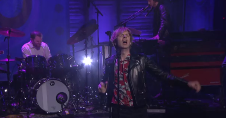 WATCH: Beck Kicks Off George Harrison Week on Conan with “Wah-Wah”