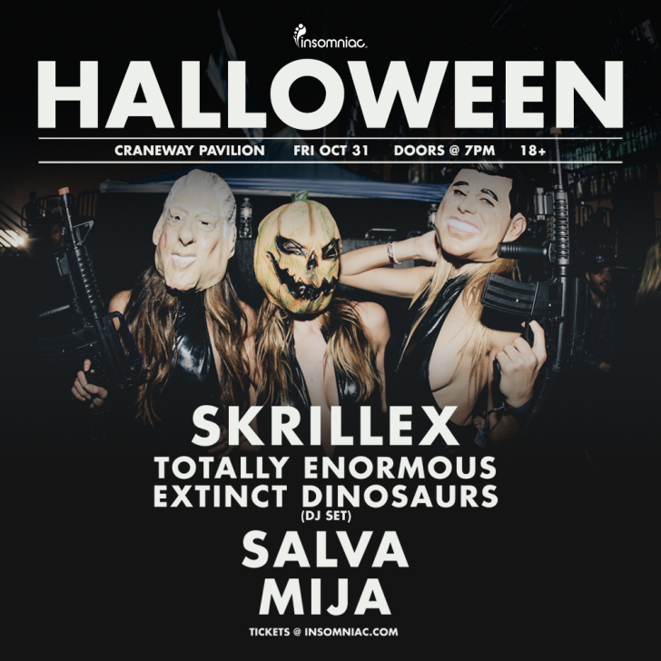 Skrillex Announces Halloween Show in Bay Area