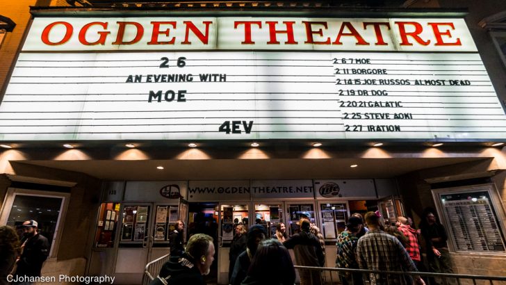 PHOTO RECAP: moe. @ Ogden Theatre, Denver, CO 2.6.15