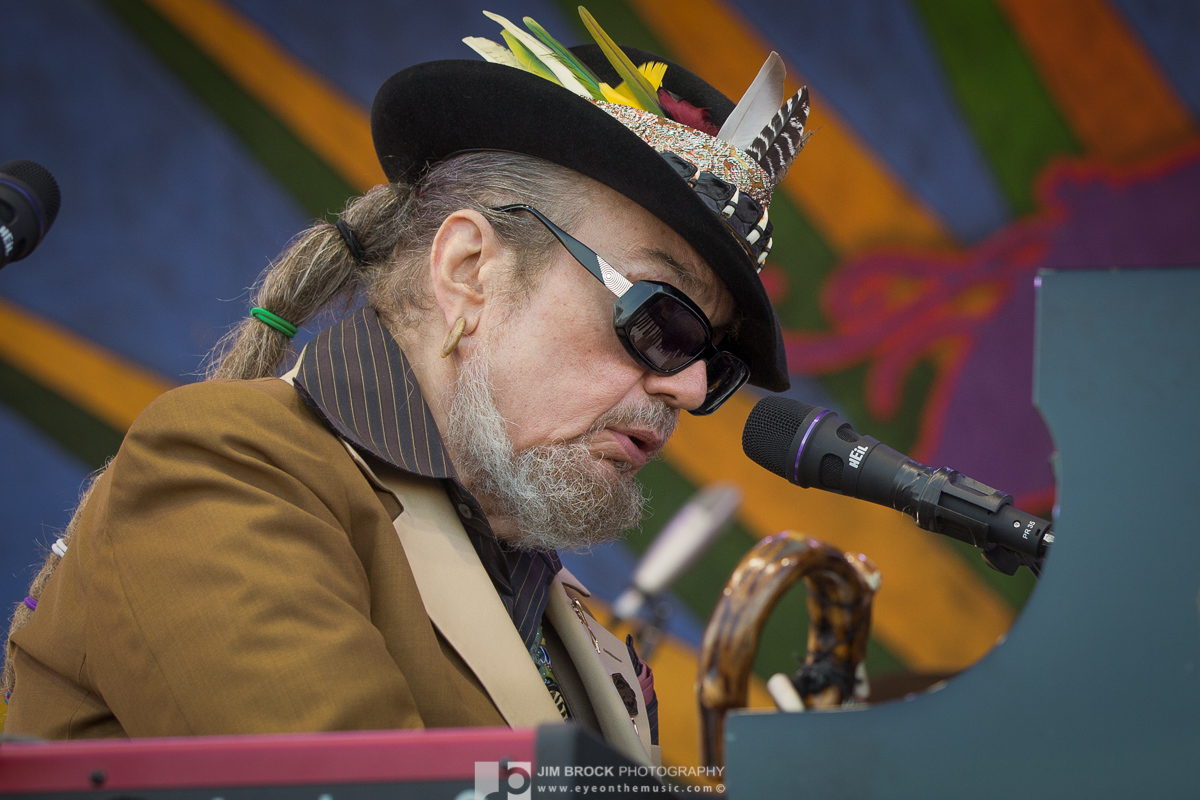 Dr. John @ Jazz Fest 2015 © Jim Brock