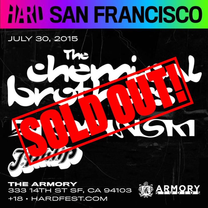 THE CHEMICAL BROTHERS to play The Armory in SF tomorrow night!