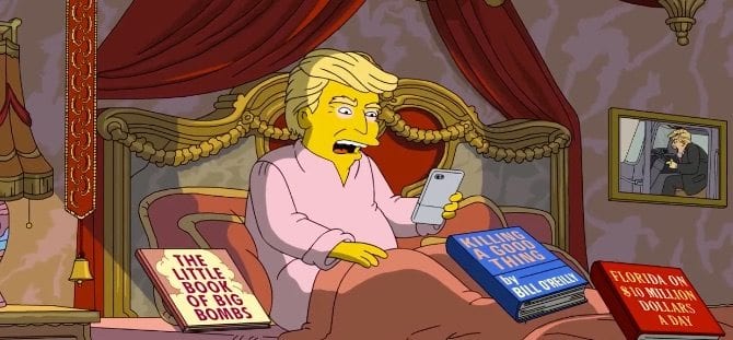 Watch the Simpsons Skewer Donald Trump’s First 100 Days in Office