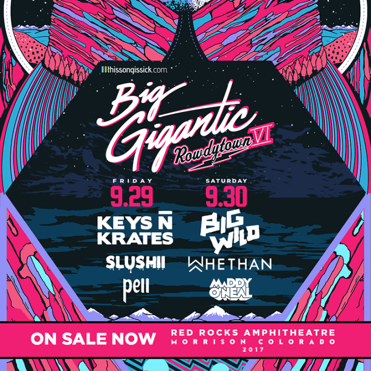 Big Gigantic Announces Rowdytown VI Lineup