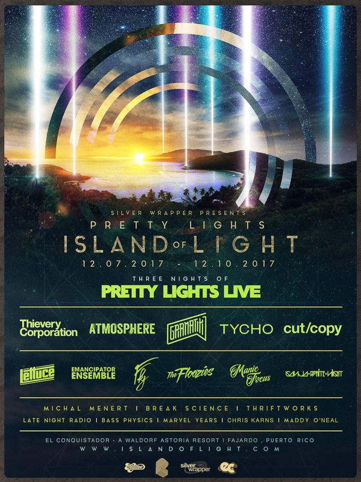 Pretty Lights announces Island of Light 2017 festival in Puerto Rico