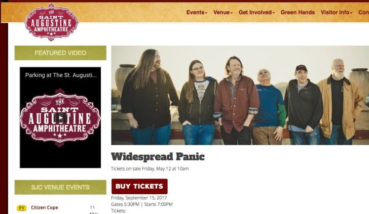 Widespread Panic announces three-night run in St. Augustine