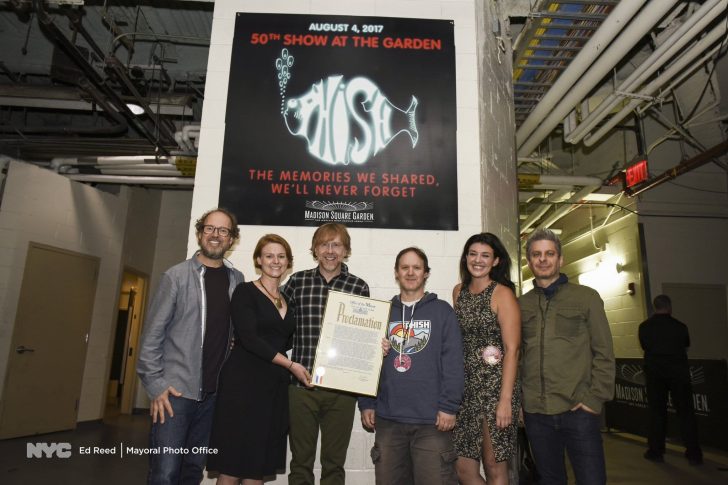 August 6, 2017 Was Declared “Phish Day” in New York City