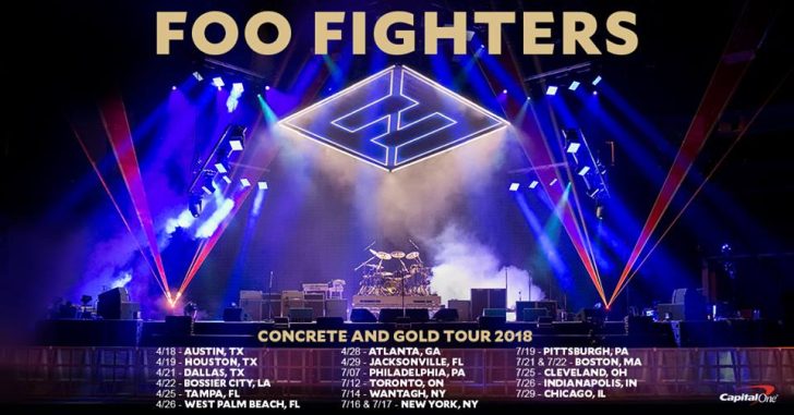 Foo Fighters Announce 2018 Tour Dates
