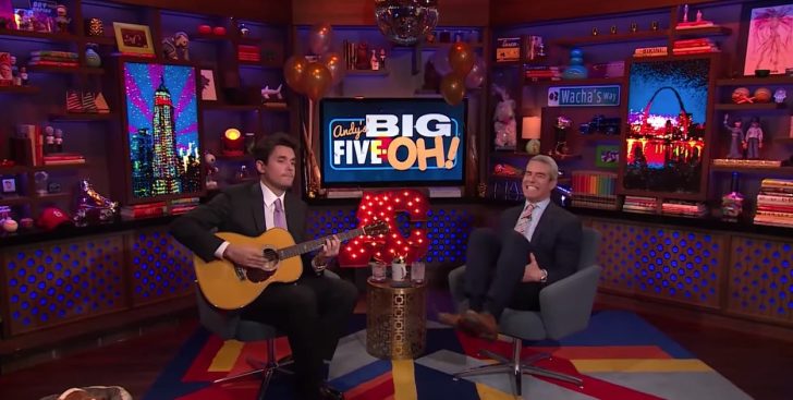 WATCH John Mayer Serenade Andy Cohen With Diana Ross Cover, Plus They’re Totally BFF’s