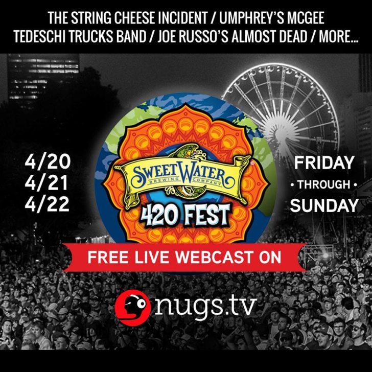SweetWater 420 Fest Announces Free Live Webcast