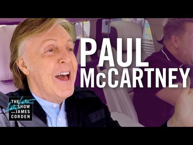 WATCH: Paul McCartney Does James Corden’s Carpool Karaoke