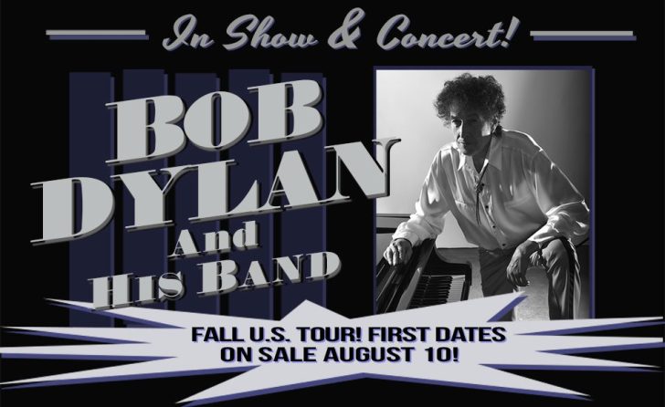 Bob Dylan and His Band Announces 2018 Fall Tour Dates