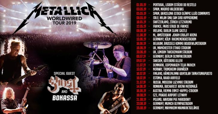 Metallica Announce UK / European Stadium Tour