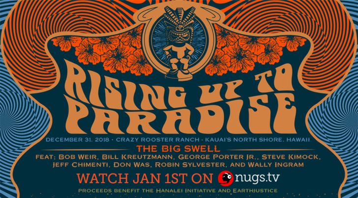 SETLIST / STREAM: Rising Up to Paradise: The Big Swell @  Crazy Rooster Ranch Kauai’s North Shore, Hawaii