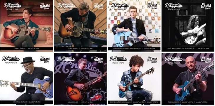 D’Angelico Guitars To Livestream NAMM Booth Shows (including Bob Weir and Wolf Bros)